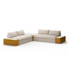 Reign Outdoor 2 PC Sectional w/coffee table + end tables