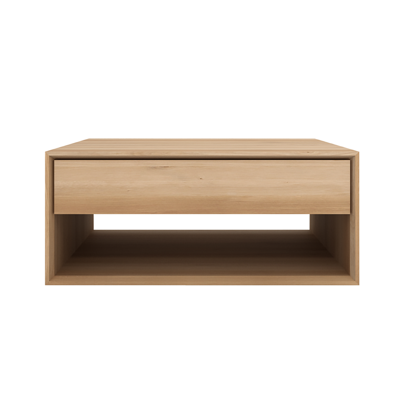 light oak coffee table with drawers