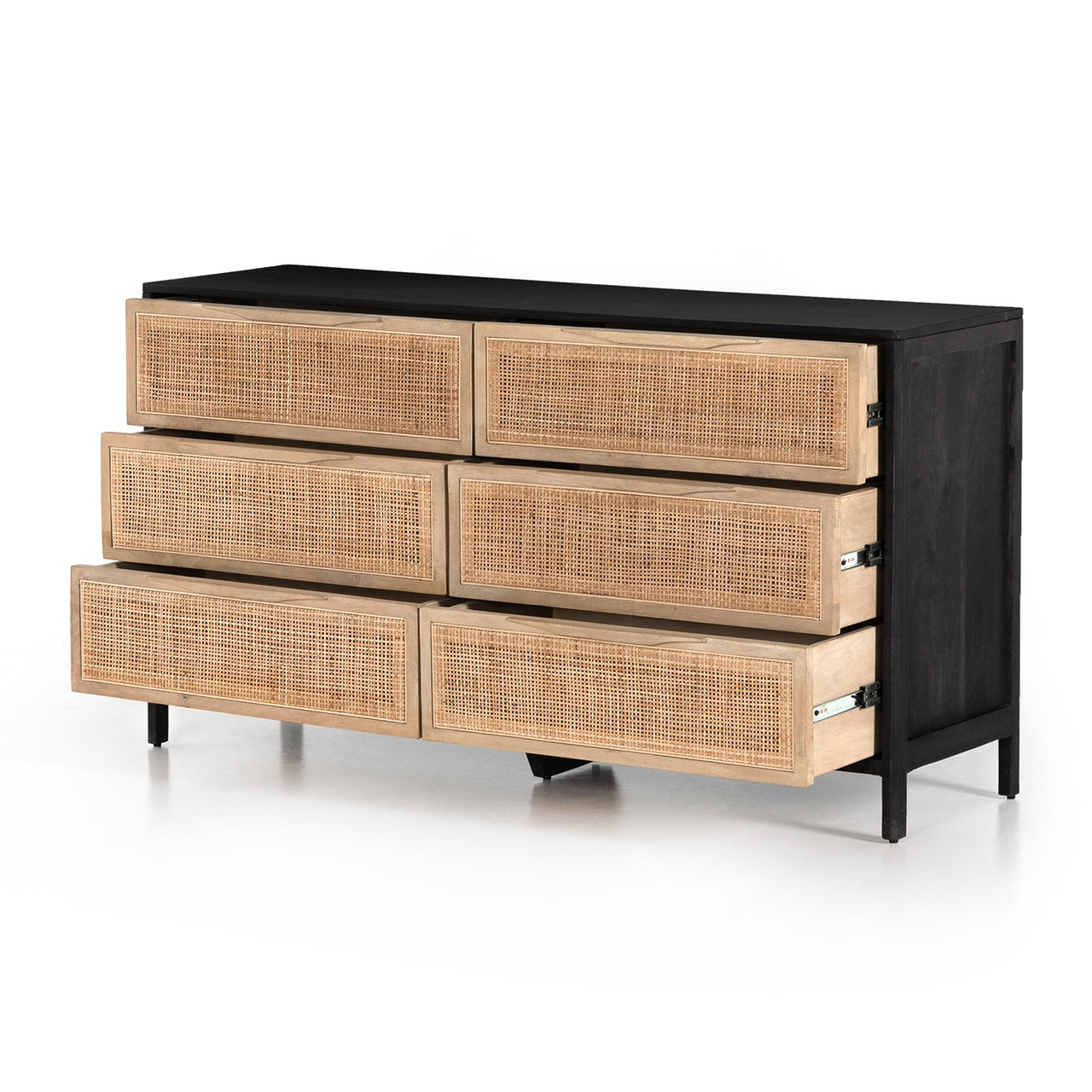 Bondi Cane 6 Drawer Dresser Clutch Modern