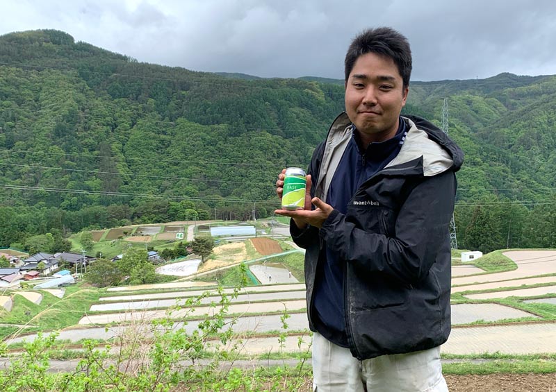 長谷で活動するWakka Agriの細谷氏