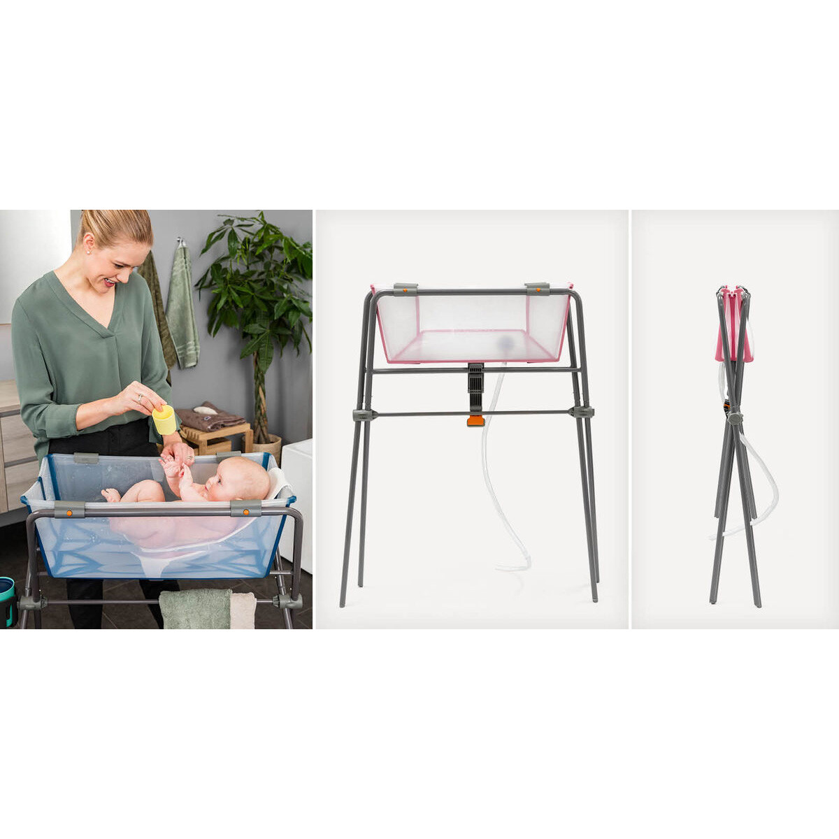 Stokke Flexi Bath Stand - Grey Stokke Bath Stand