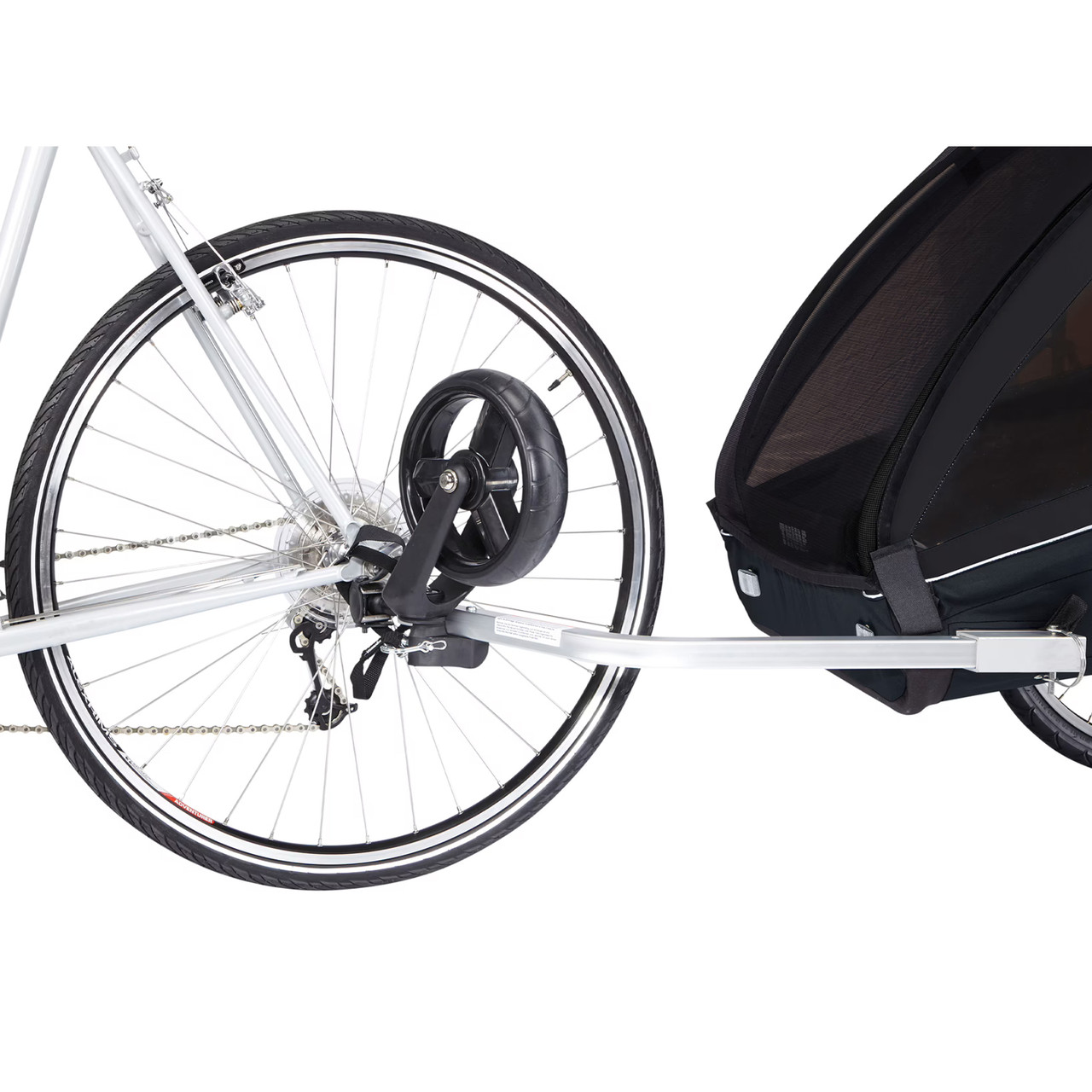 Thule Coaster XT Bike Trailer Double (2022) Black; Active Baby