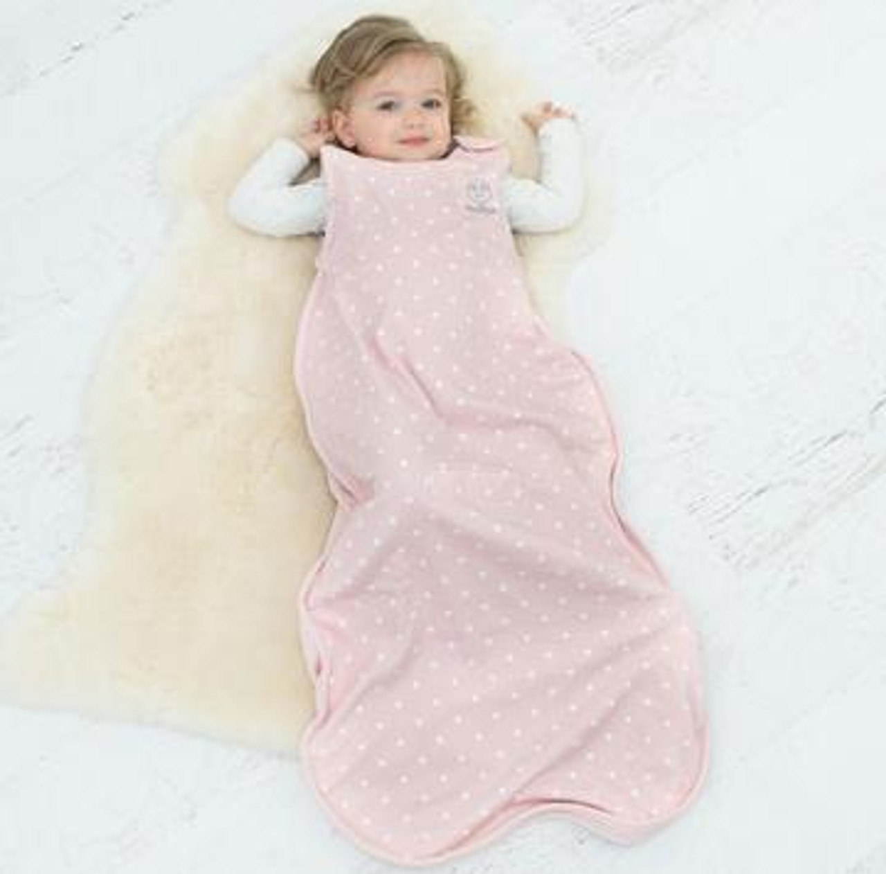 Woolino-4 Season Ultimate Toddler Sleep Bag, Merino Wool, 2 - 4 Years, Rose