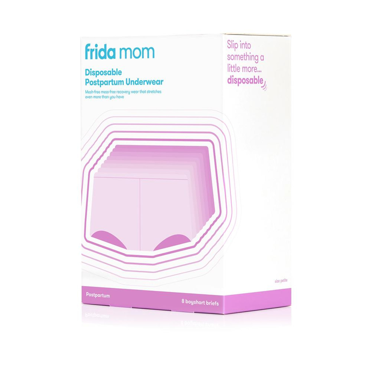 Frida Mom Postpartum Recovery Essentials Kit: Disposable Underwear, Ice Pads