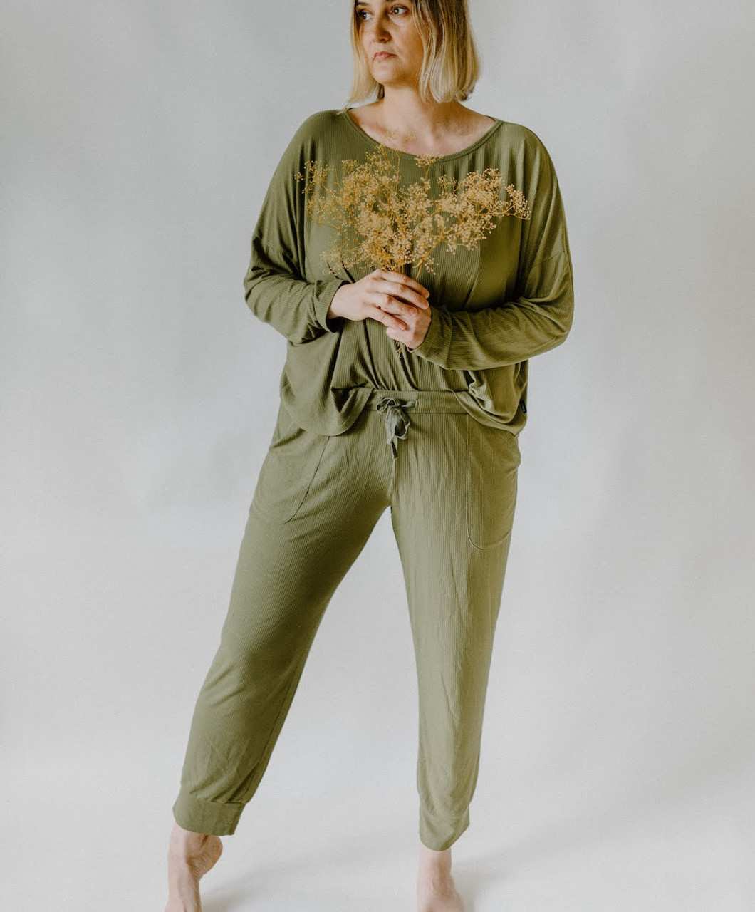 Bamboo Jogger Pajama Set in Sunflower 🌻 – D BOUTIQUE