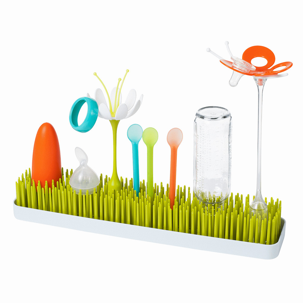 BOON Patch Countertop Drying Rack Green