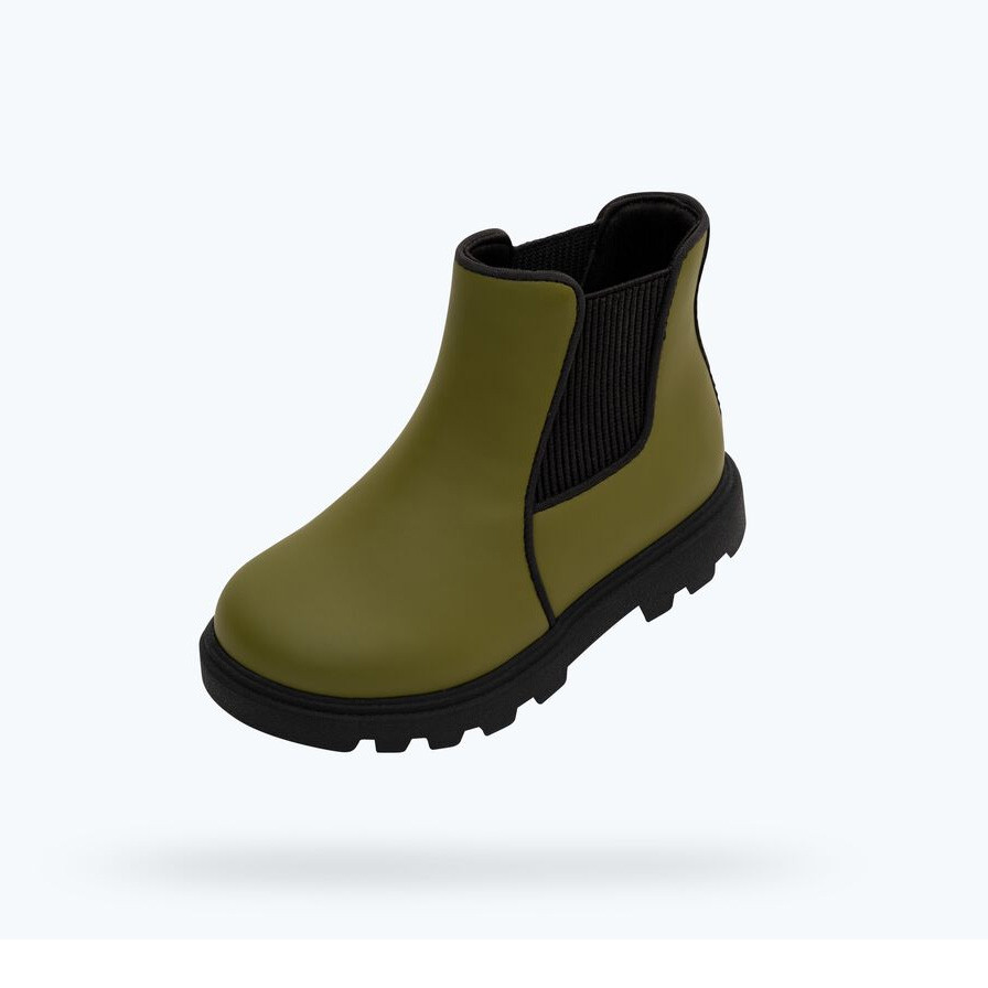 Native Shoes Kensington Treklite Child - Rookie Green/Jiffy Black