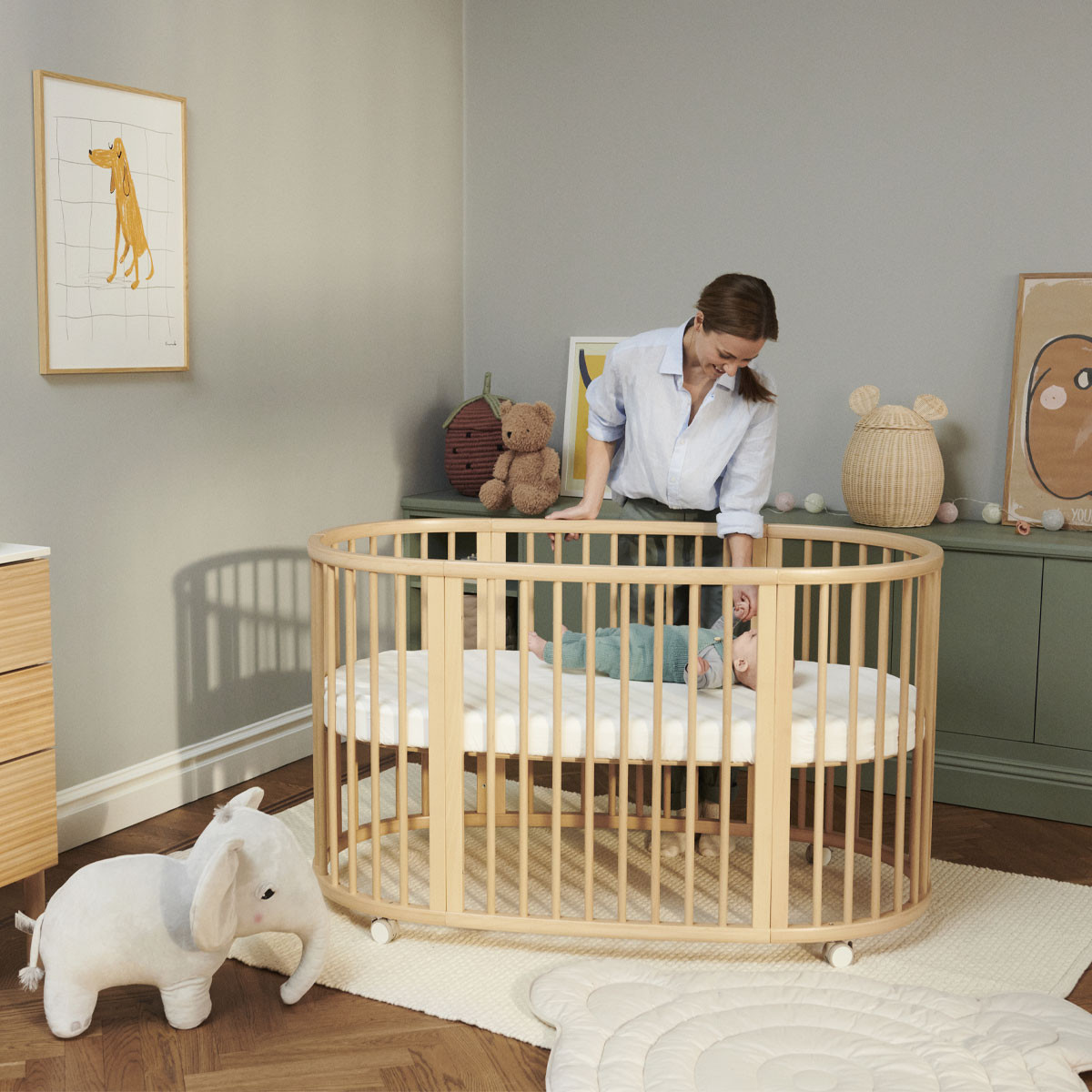 kumo　Stokke Sleepi Bed Set ベビーベッド Stokke Sleepi Bed Extension V3