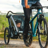 Thule Chariot Cross 1 Bike Trailer Single (2021) - Majolica Blue; Active Baby Vancouver Canada
