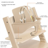 Stokke Tripp Trapp Baby Set - White Stokke Tripp Trapp Baby Set - White