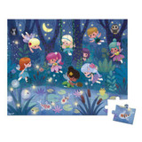 Janod 36 Pieces Puzzle, Fairies and Waterlilies
