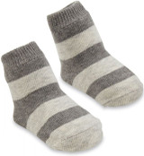 Gray Thick Stripe Socks