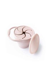 Asty & Auby Collapsible Silicone Snack Cups- Blush