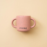 Minika Silicone Learning Cup with Handles - Sorbet