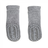 Go Baby Go Non Slip Cotton Socks - Grey Melange