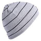 L&P Boston Cotton Beanie Heather Grey & Black