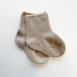 Belan J All Season Socks 3pk - Coffee/Grey/Beige
