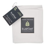 Kushies Organic Jersey Bassinet Sheet - White