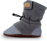 Jan And Jul Stay-Put Cozy Booties- Heather Grey
