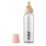 BIBS Baby Glass Bottle Complete Set - Blush