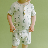 Summer PJ Set - Watercolour Leaves