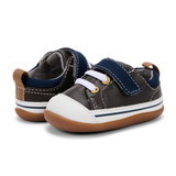 See Kai Run Stevie II INF - Brown Leather / Blue