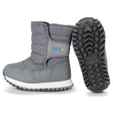 Jan & Jul Tall Puffy Winter Boots - Heather Grey