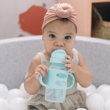 Dr. Brown's® Milestones Wide-Neck Sippy Straw Bottle, 9oz/270mL Dr. Brown's® Milestones Wide-Neck Sippy Straw Bottle, 9oz/270mL