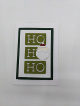 Lovely Paper Design Ho Ho Ho Christmas Card