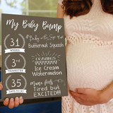 Love Design Reusable Sign - Baby Bump