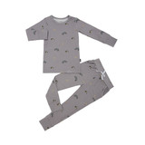 Long Sleeve PJ Pocket Jogger Set - Grey Dirtbikes