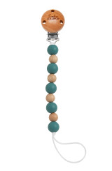 Loulou Lollipop Celeste Pacifier Clip - Teal