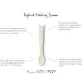 Loulou Lollipop Born To Be Wild Silicone Feeding Spoon - Llama