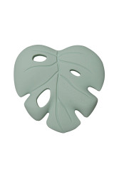 Loulou Lollipop Monstera Silicone Teether - Seafoam