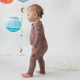 Footless Sleeper with Fold-Over Cuffs - Twilight Mauve Footless Sleeper with Fold-Over Cuffs - Twilight Mauve