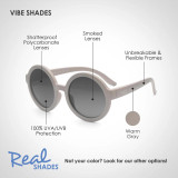 Real Shades Vibe Sunglasses - Warm Grey