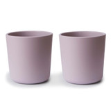 Mushie Dinnerware Cups Set Of 2 - Soft Lilac