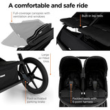 Thule Urban Glide 3 Double Stroller - Black ; Active Baby Store Vancouver Canada