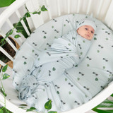 Swaddle Blanket - Green Jeep