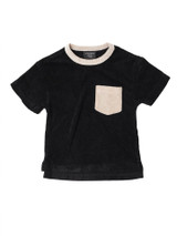 Little Bipsy Terry Cloth Tee - Black