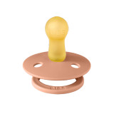 BIBS Pacifiers Colour Latex 2 Pack - Peach