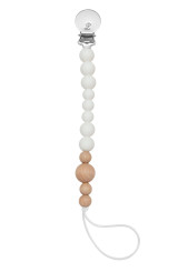 Lou Lou Lollipop Colour Block Silicone & Wood Pacifier Clip