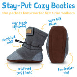 Jan & Jul Stay-Put Cozy Booties