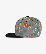 Headster Robotic Chaos Snapback - Grey