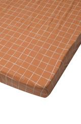 Loulou Lollipop Tencel Fitted Crib Sheet - Oak Leaves