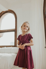 Jax & Lennon Double Ruffle Dress - Ruby