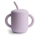 Mushie Silicone Training Cup + Straw