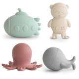 Mushie Mold Free Bath Play Set 4 pack