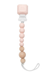 Lou Lou Lollipop Colour Pop Silicone & Wood Pacifier Clip