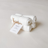 Belan.J Ultra Soft Bamboo Terry Washcloth (4pk) - White